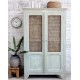 Szafa Chic Antique z Rattanowymi Drzwiami