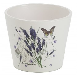 Ceramiczne Osłonki z Lawendą