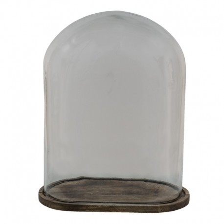 Szklany Klosz z Podstawką D Clayre & Eef