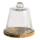 Drewniana Taca Ze Szklanym Kloszem C Clayre & Eef