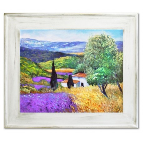 Obraz Prowansalski z Polami Lawendy V