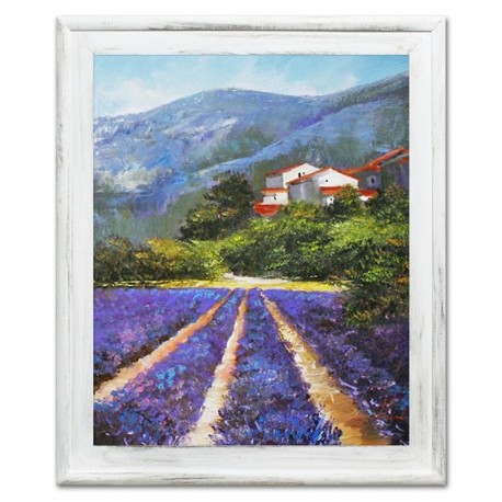 Obraz Prowansalski z Polami Lawendy Z