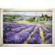 Duży Obraz Prowansalski z Polami Lawendy B
