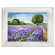 Duży Obraz Prowansalski z Polami Lawendy F