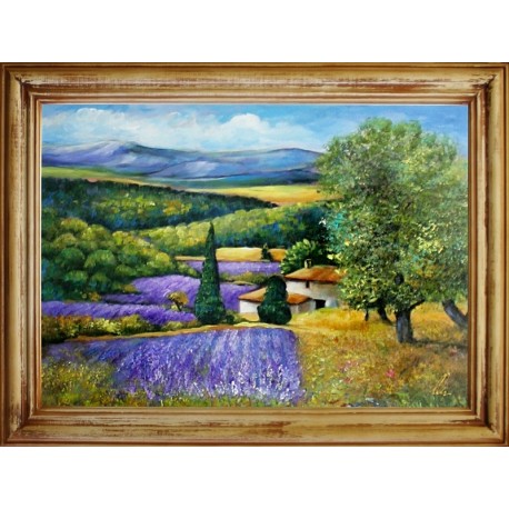 Obraz Prowansalski z Polami Lawendy 1A