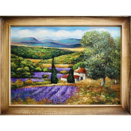 Obraz Prowansalski z Polami Lawendy 1B