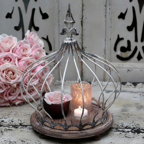 Metalowa Taca z Lustrem Chic Antique