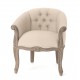 Fotel Prowansalski Akacja Niski Beżowy
