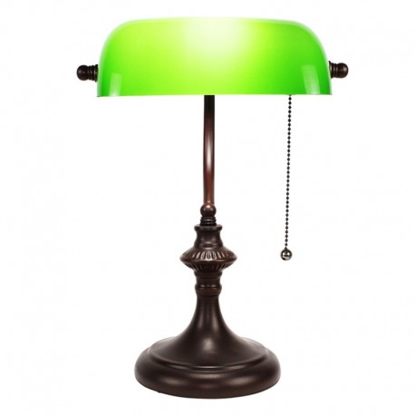 Lampa Stołowa/Biurkowa Ze Szklanym Kloszem C Clayre & Eef