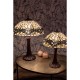 Lampa Stołowa Tiffany z Ważkami E Clayre & Eef