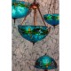 Lampa Sufitowa Tiffany z Ważkami B Clayre & Eef