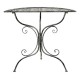 Półokrągły Stolik Metalowy Prowansalski Clayre & Eef