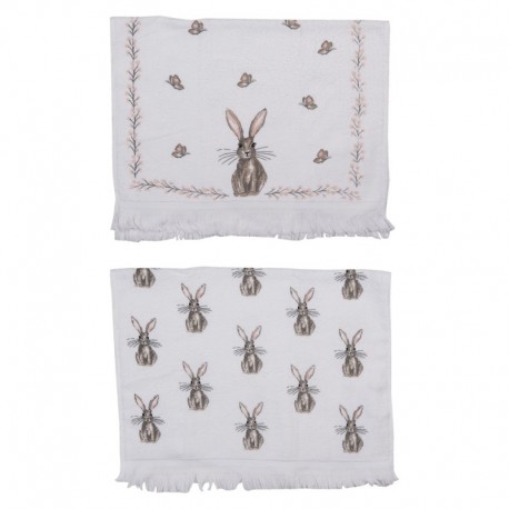 Ręcznik Do Rąk z z Zającem B Clayre & Eef
