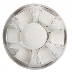 Zestaw Porcelanowych Filiżanek 6 szt. Clayre & Eef