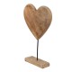 Drewniane Serce Ozdobne M Clayre & Eef