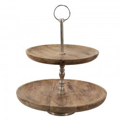 Piętrowa Patera Drewniana Clayre & Eef