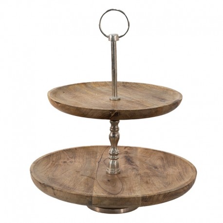 Piętrowa Patera Drewniana Clayre & Eef