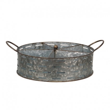 Metalowa Taca z Przegródkami Clayre & Eef