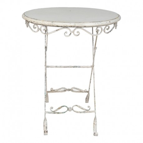 Stolik w Stylu Prowansalskim Składany Clayre & Eef