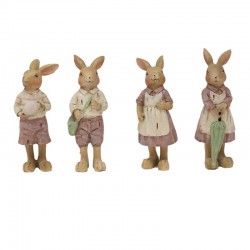 Figurki Zajączków 4 szt. Clayre & Eef
