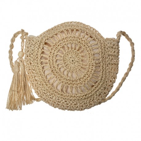 Torebka w Stylu Boho Beżowa C Clayre & Eef