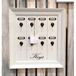 Wieszak Na Klucze Biały Duży