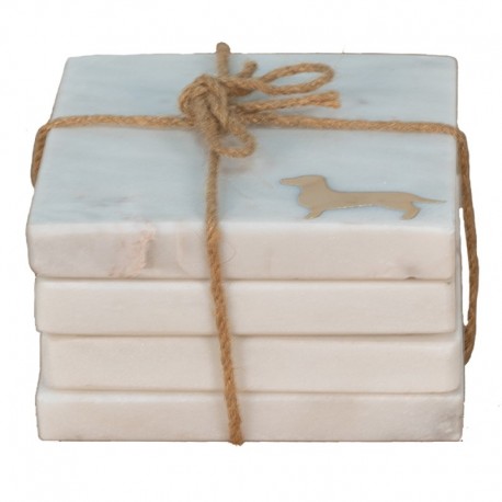 Kamienne Podkładki Pod Szklanki 4 szt. Clayre & Eef