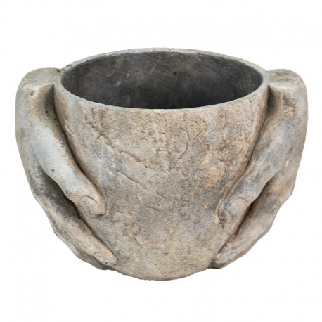 Ozdobna Osłonka Na Doniczkę z Dłońmi A Clayre & Eef