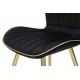Krzesła Glamour Paris Czarne 2 szt. Mauro Ferretti