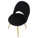 Krzesła Flex Czarne 2 szt. Mauro Ferretti