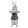 Wysoka Figurka Zając z Tacą A Clayre & Eef