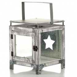 Drewniany Lampion Pierrot 1