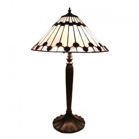 Lampa Tiffany Witrażowa Stołowa G Clayre & Eef