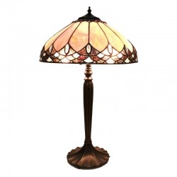 Lampa Tiffany Witrażowa Stołowa I Clayre & Eef
