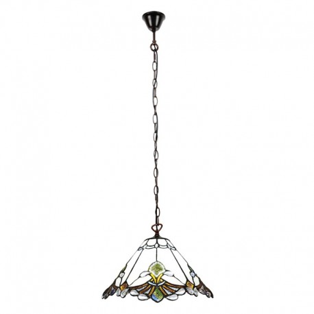 Lampa Sufitowa Tiffany Na Łańcuchu A Clayre & Eef