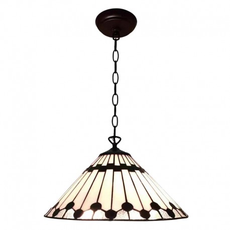 Lampa Sufitowa Tiffany Na Łańcuchu B Clayre & Eef
