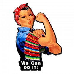 Metalowa Tablica Retro We Can Do It, Clayre & Eef