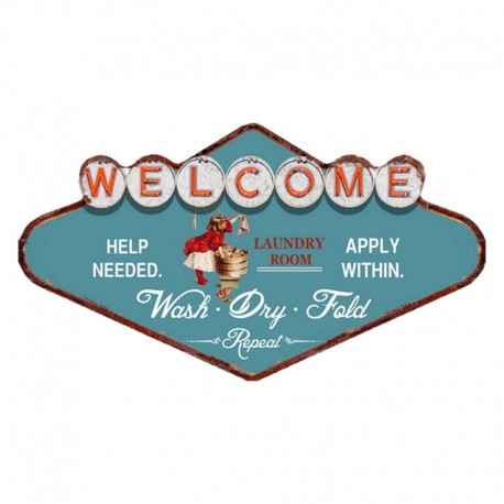 Tablica Retro w Stylu Amerykańskim C Clayre & Eef