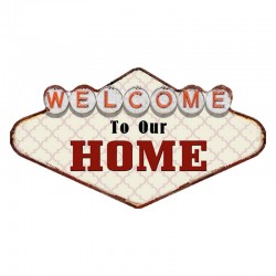 Metalowa Tablica Welcome Clayre & Eef