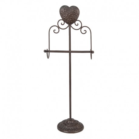 Stojak Na Papier Toaletowy Prowansalski z Sercem Clayre & Eef