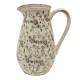 Ceramiczny Dzbanek Prowansalski w Kwiaty G Clayre & Eef