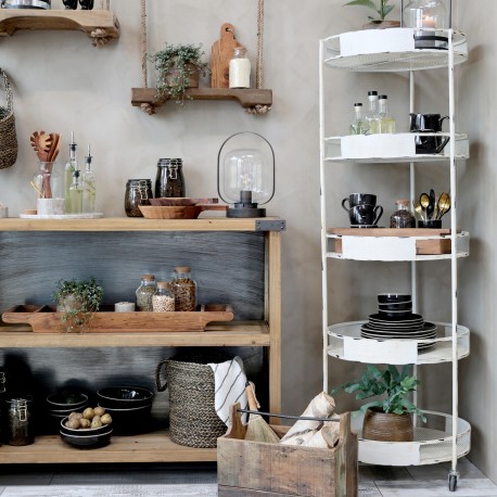 Metalowy Regał Industrialny Chic Antique C