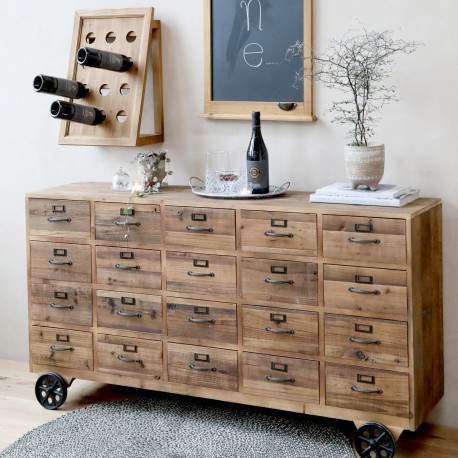 Czarna Komoda Chic Antique