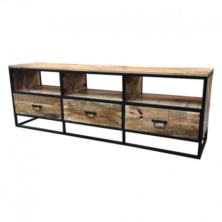 Komoda RTV Loft z Drewna Mango B Clayre & Eef