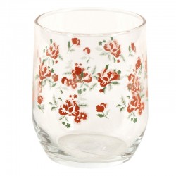 Szklanki w Stylu Prowansalskim w Kwiaty B Clayre & Eef
