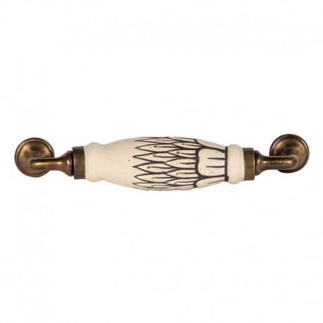 Podłużne Uchwyty Meblowe we Wzorki C Clayre & Eef