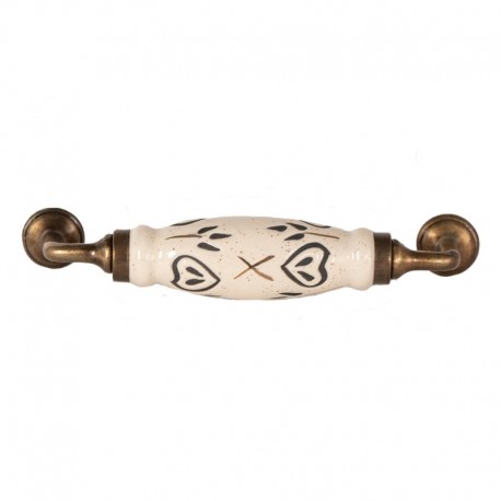 Podłużne Uchwyty Meblowe we Wzorki E Clayre & Eef