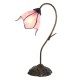 Lampa Biurkowa Stołowa Tiffany Kwiat B Clayre & Eef