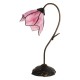 Lampa Biurkowa Stołowa Tiffany Kwiat B Clayre & Eef