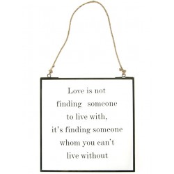 Obrazek Szklany z Napisami 2